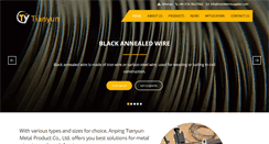 Desktop Screenshot of metalwiresupplier.com